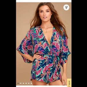 Lulus Hypnotized Purple Print Romper